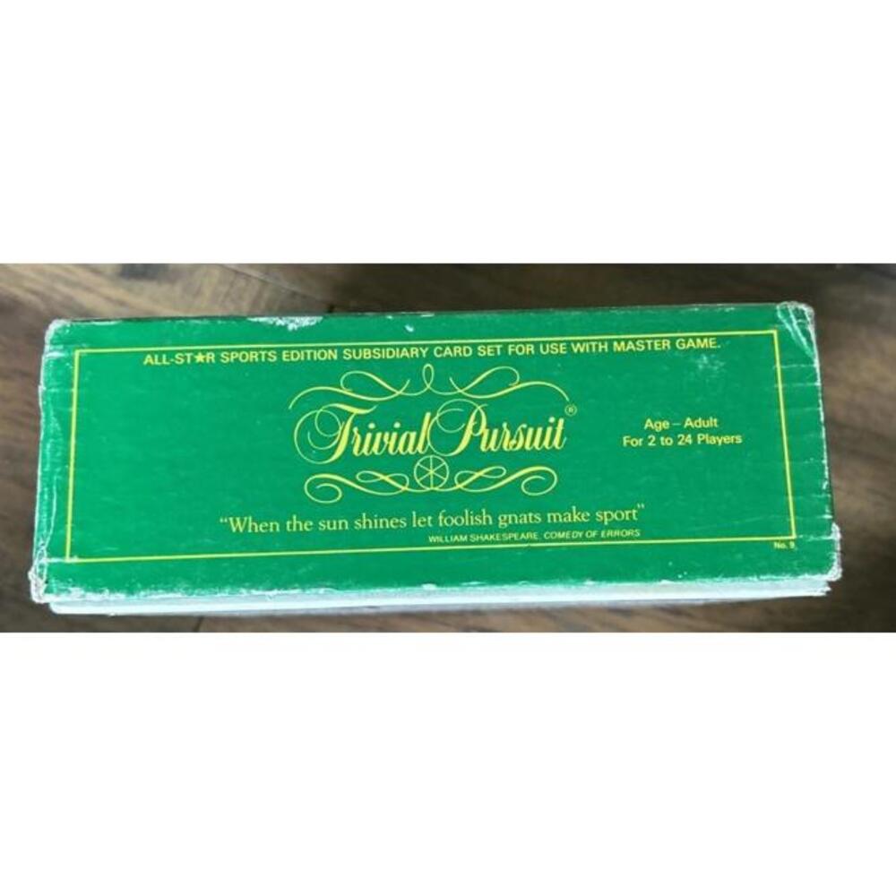 Vintage Trivial Pursuit All-Star Sport Edition Card Set 1981 - Picture 6 of 7